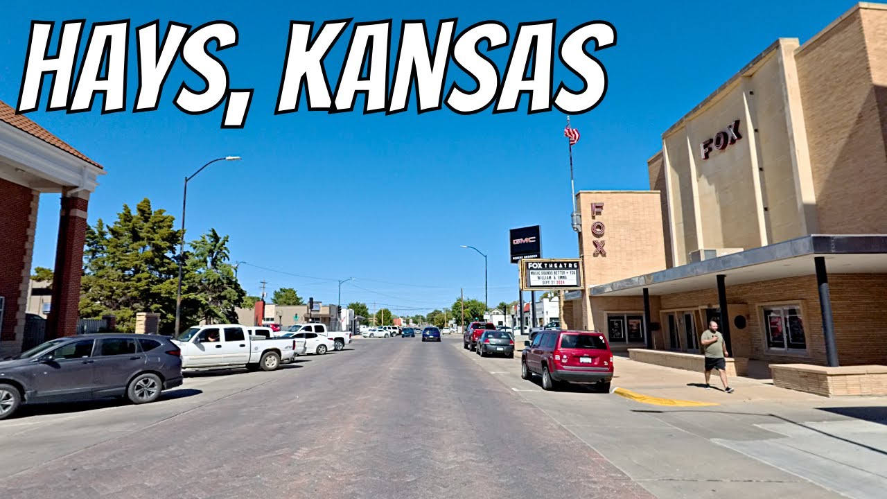 Hays, Kansas! Drive with me through a Kansas town!