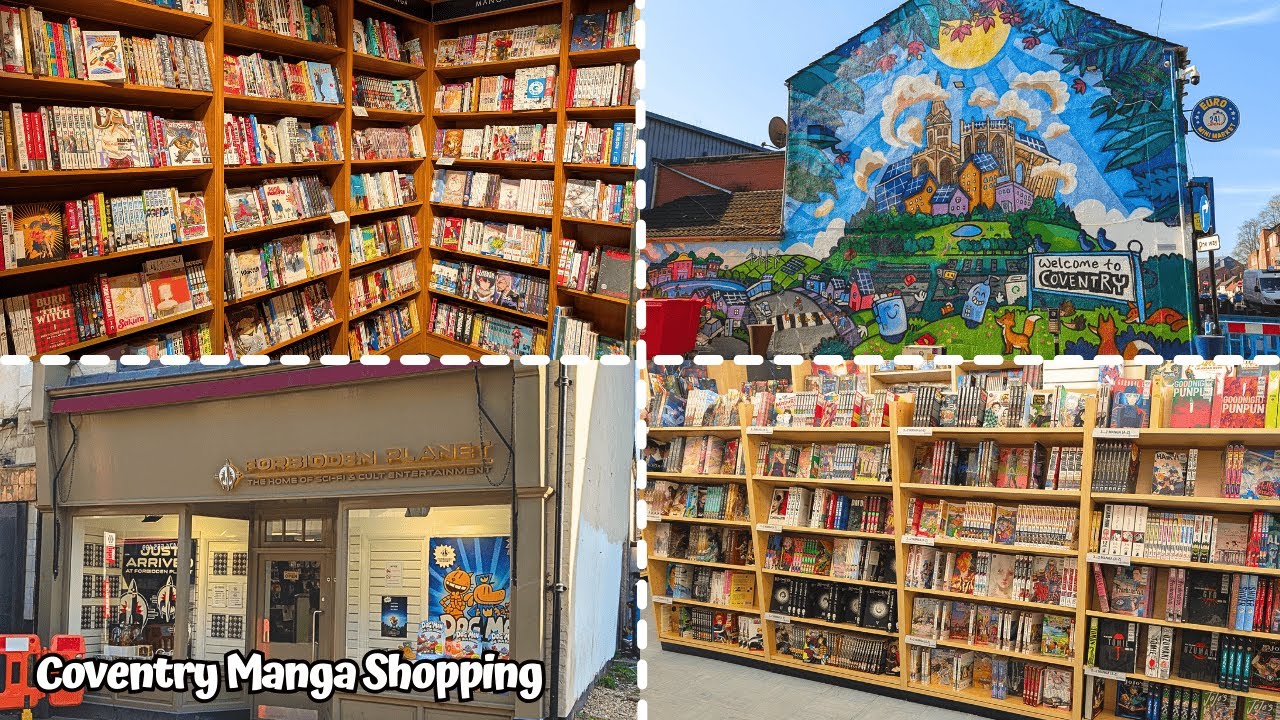 come hunting with me for manga ~ manga shopping in Coventry, UK