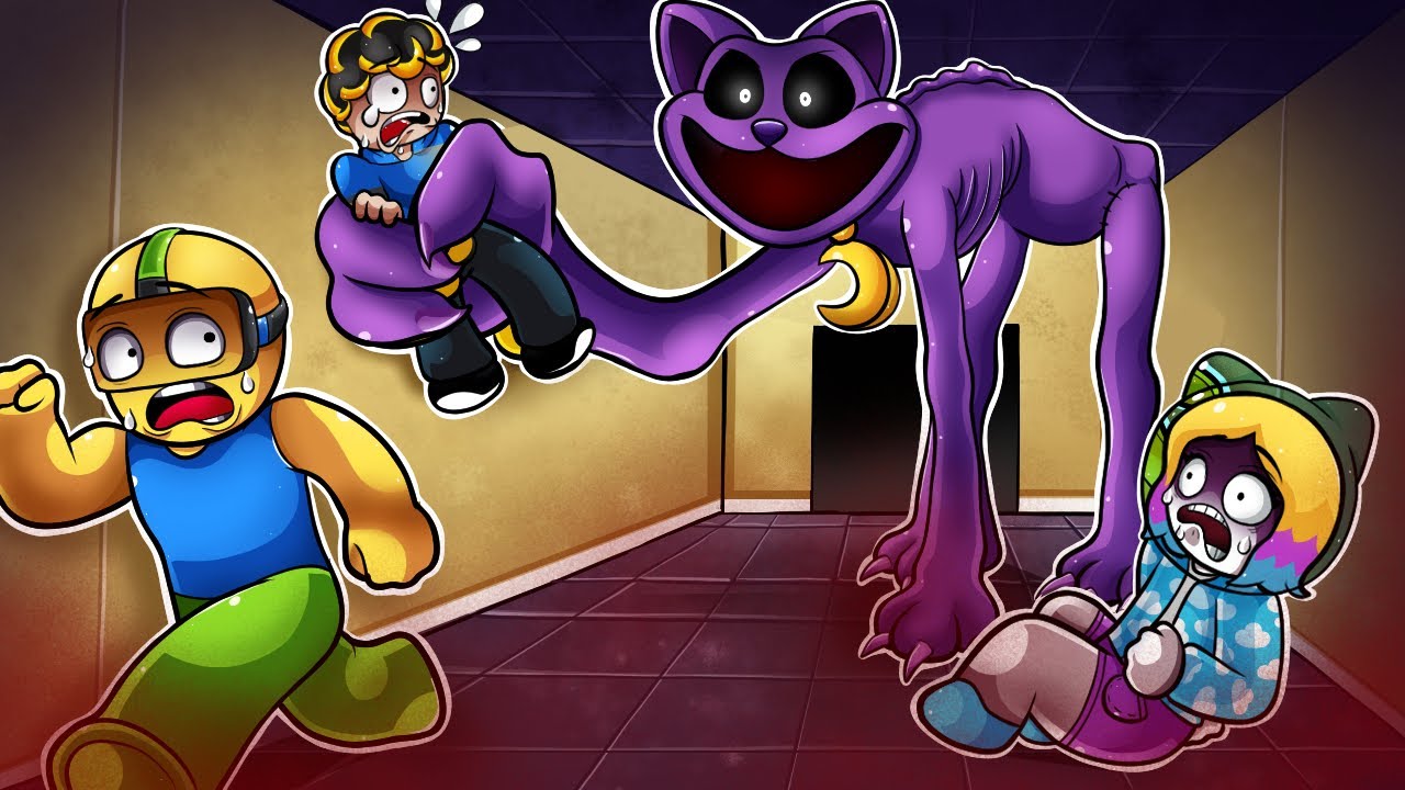 SOBREVIVE A LOS BACKROOMS DE MONSTER CATNAP | Survive Nightmare Huggy Roblox