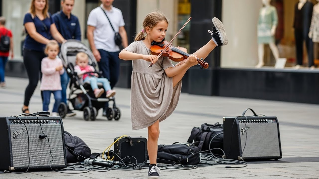 6-Year-Old Street Performer Melts Hearts Playing Violin in Public | Emotional Performance