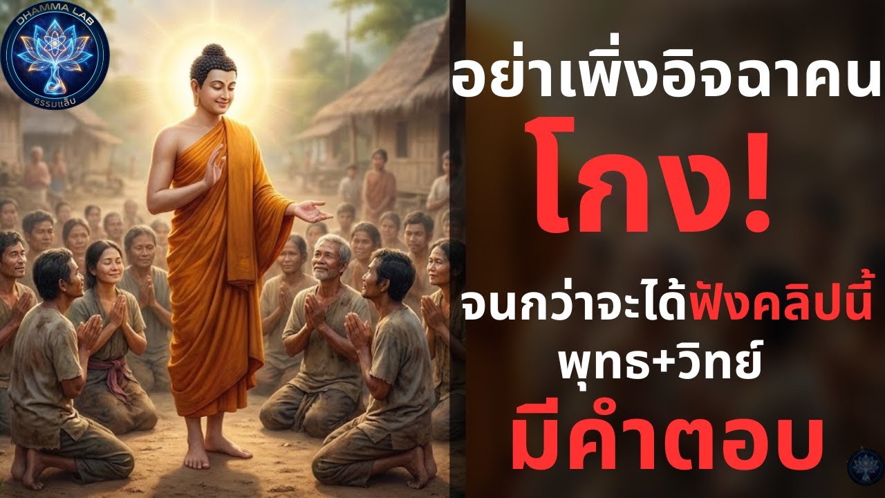ทำไมคนชั่วได้ดี อย่าเพิ่งอิจฉาคนโกง! จนกว่าจะได้ฟัง - ธรรมแล็บ