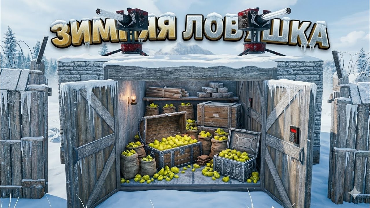 Я ПОСТРОИЛ ЗИМНИЙ ДОМ ЛОВУШКУ в ОКСАЙД | ОНИ НЕ ВИДЯТ ЭТУ ЛОВУШКУ в Oxide: Survival Island
