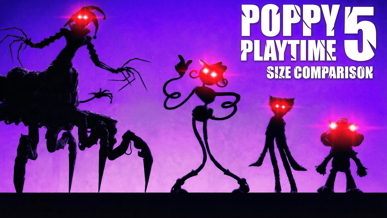 How BIG is THE PROTOTYPE | Poppy Playtime 5 Size Comparison (+Sounds)