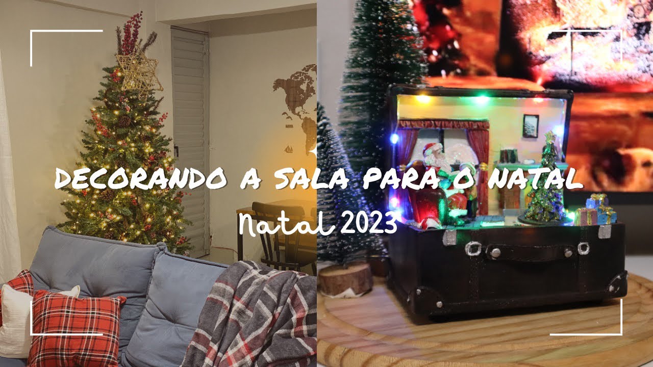 DECORANDO A SALA PARA O NATAL | Natal 2023 | Helen Lima