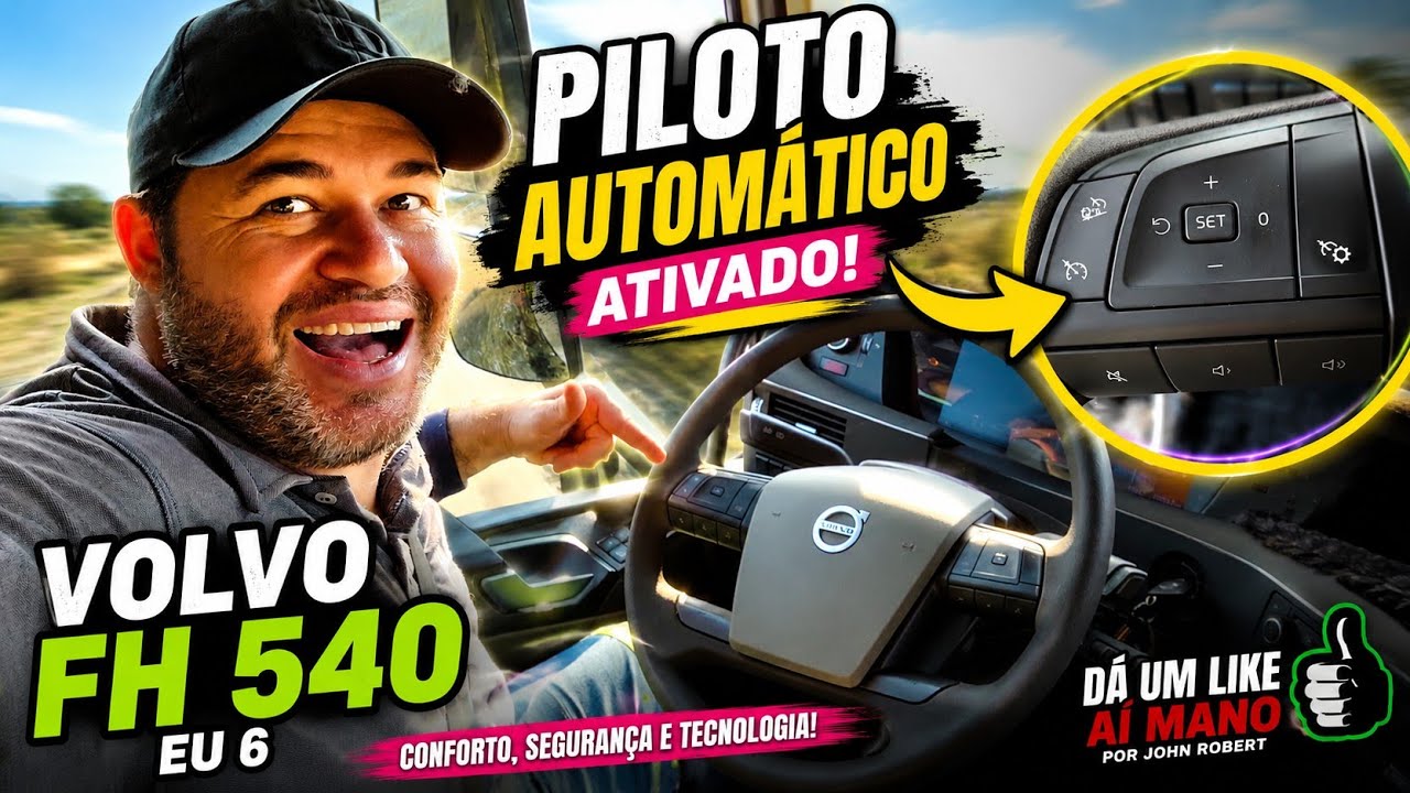 Piloto automático do Volvo FH540 top de mais 🤠 #volvofh540 #safra2023