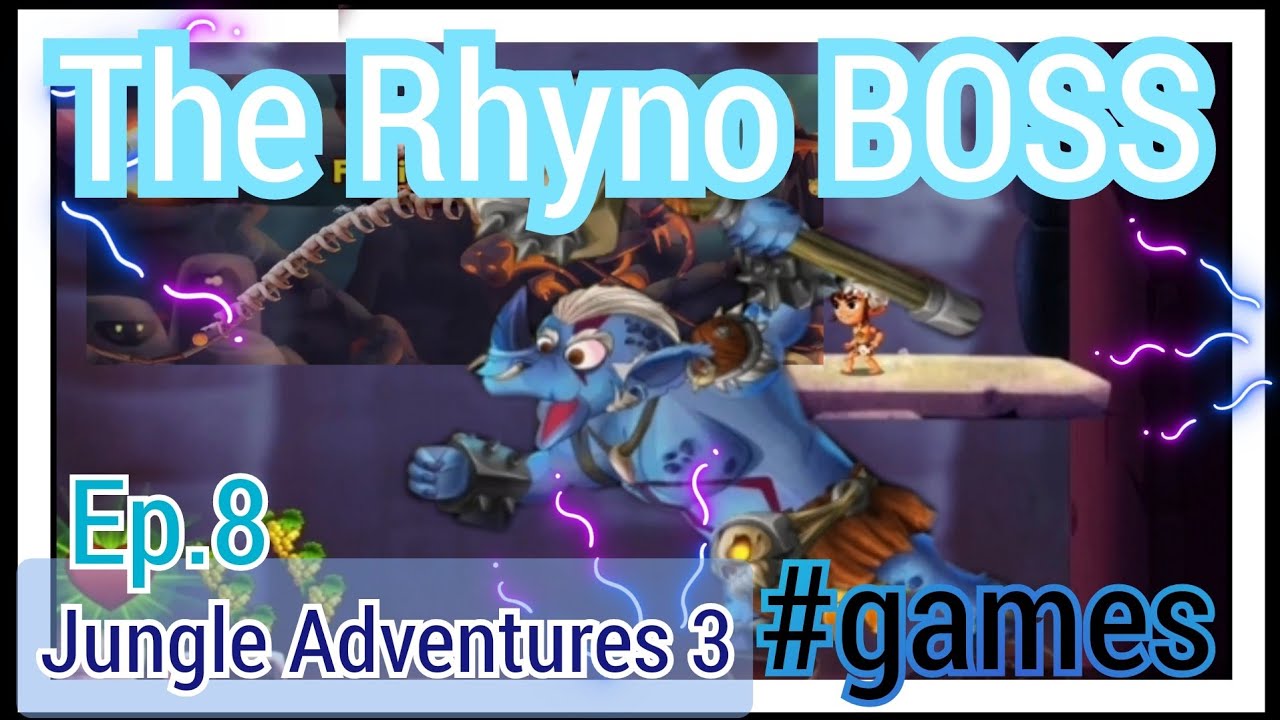 JUNGLE ADVENTURES 3 : Ep.8 | The Rhino Boss #games #adventure