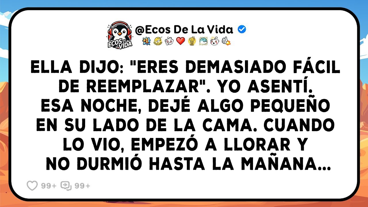 Cuando Ella Me Llamó Reemplazable, Respondí En Silencio: El Mensaje La Mantuvo Despierta Toda La...