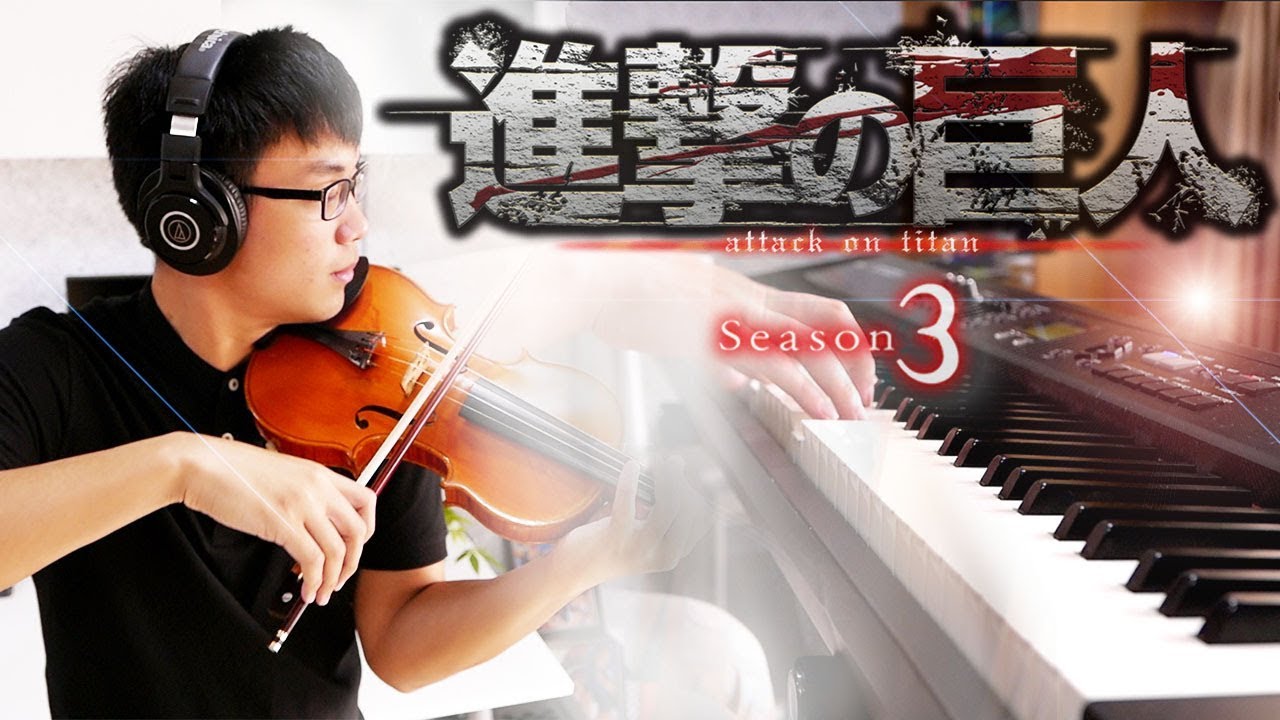 SLSMusic｜Attack on Titan 進撃の巨人｜Red Swan - YOSHIKI feat. HYDE｜Piano & Violin Cover