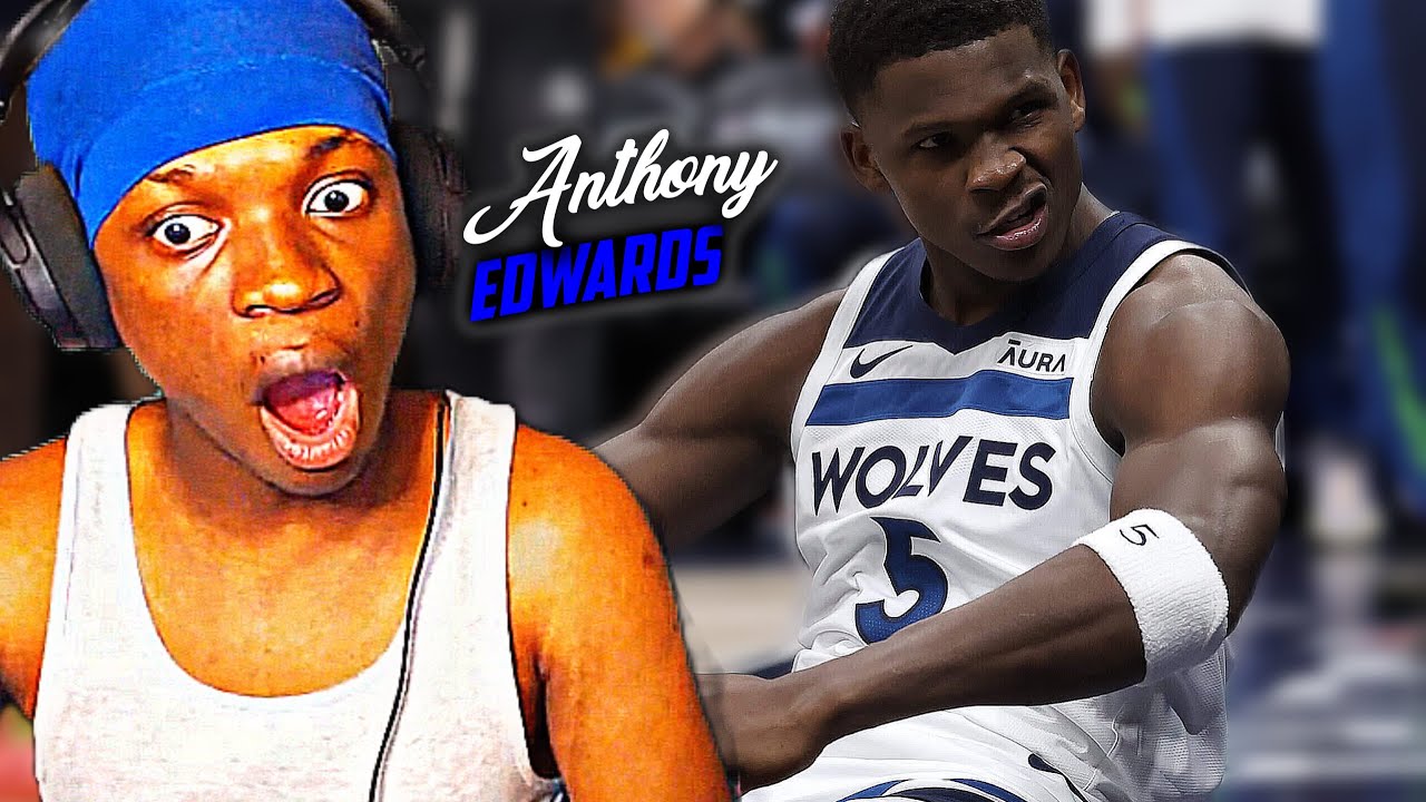 BRO IS A HIGHLIGHT REEL!!! First Time Reaction To Anthony Edwards Highlights
