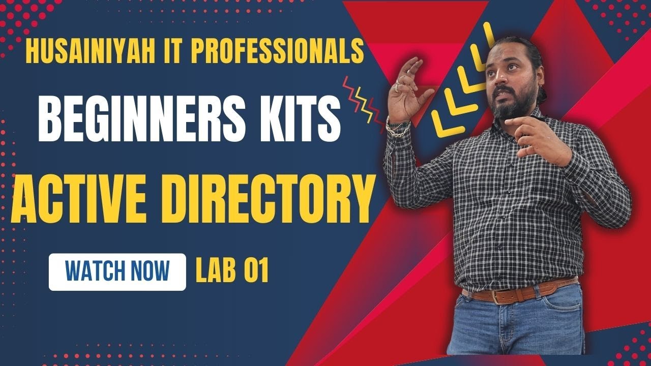 AD Lab 01: Windows Server 2019 VM | Husainiyah IT Professional