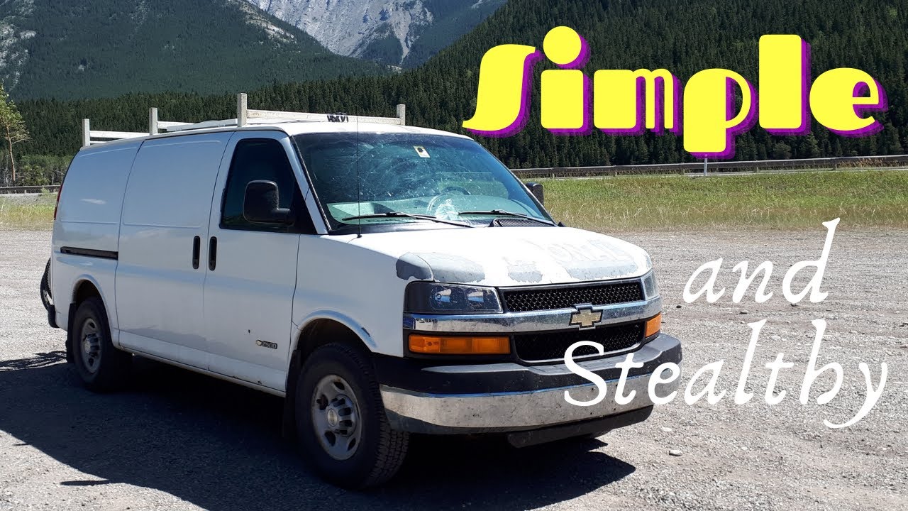 VAN CONVERSION AND TOUR: Chevy Express Cargo Van Becomes a Stealth Camper
