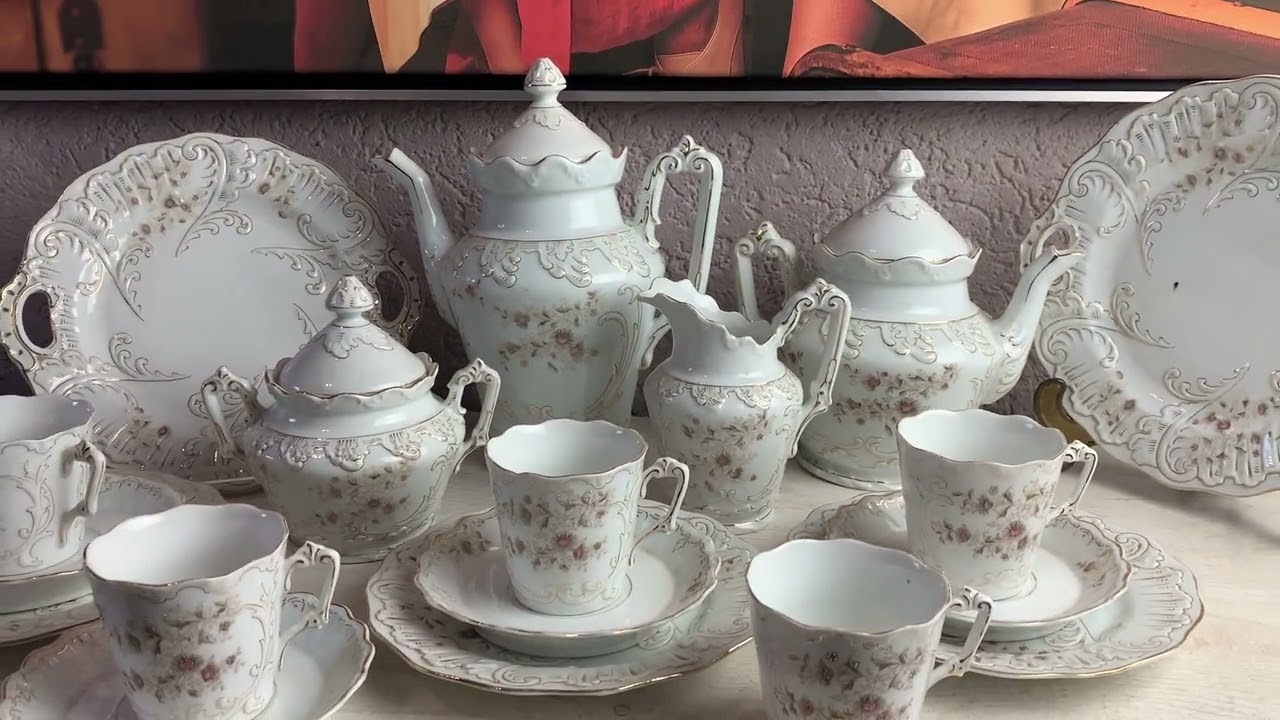 Винтажные немецкие чайно кофейные сервизы 