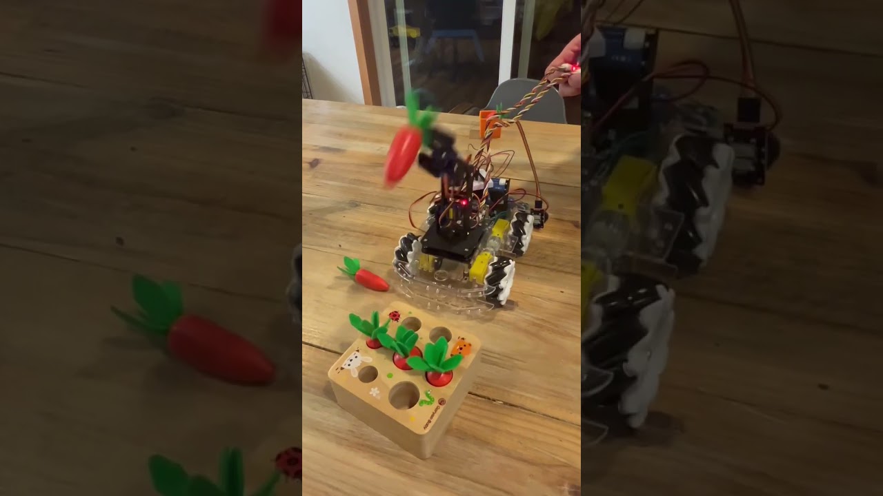 Robot Arm RC Car Progress #arduino #arduinoproject #robot #funny