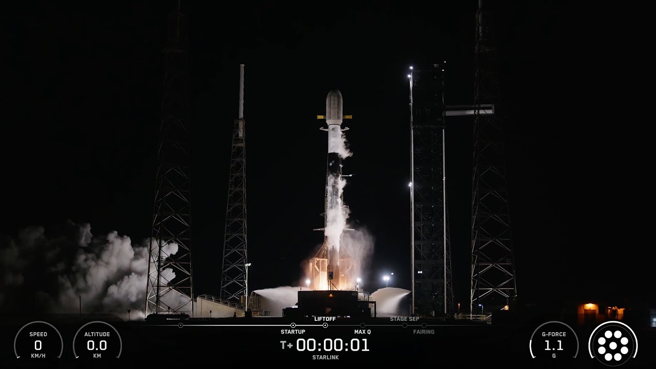 Blastoff! SpaceX launches 29 Starlink satellites from Florida, nails landing