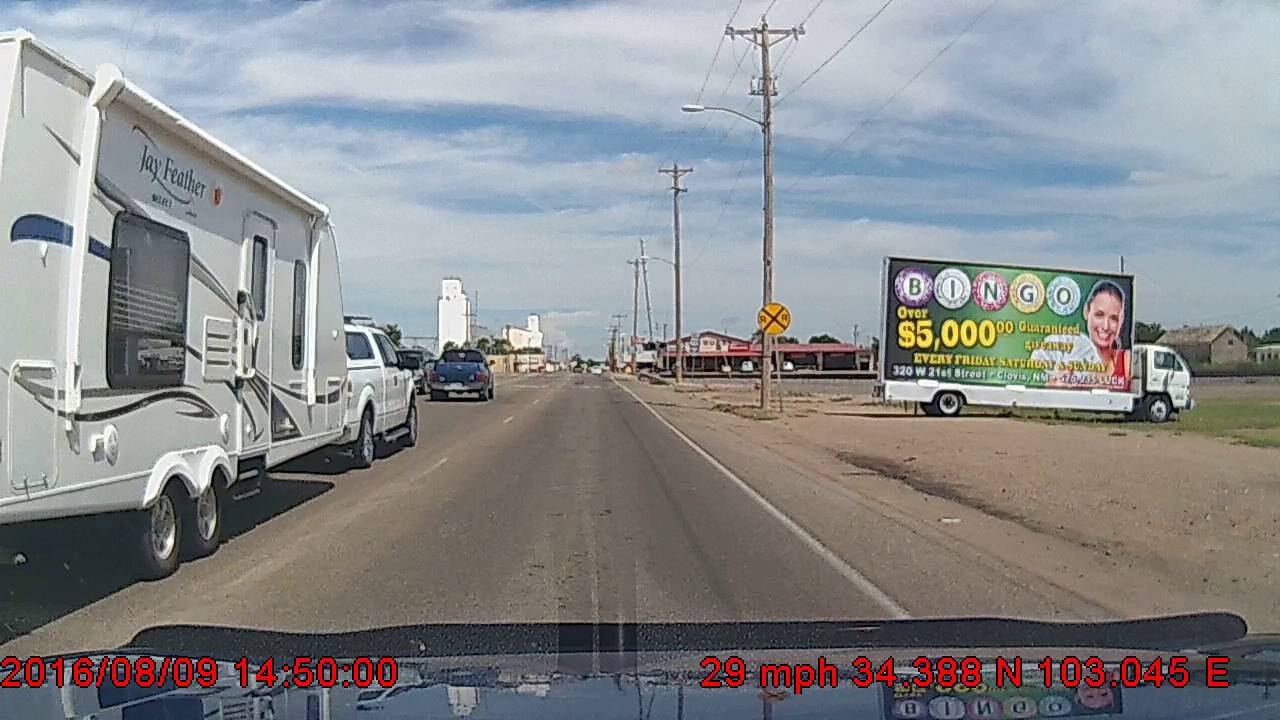 New Mexico Into Texas on US Highway 84 East bound.