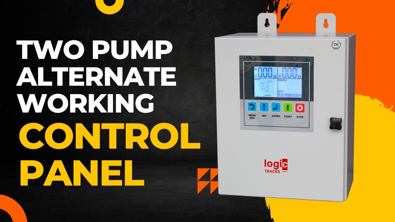 Twin booster pump panel / dual pump control panel for hydro pneumatic system #pumppanel #vfdpanel