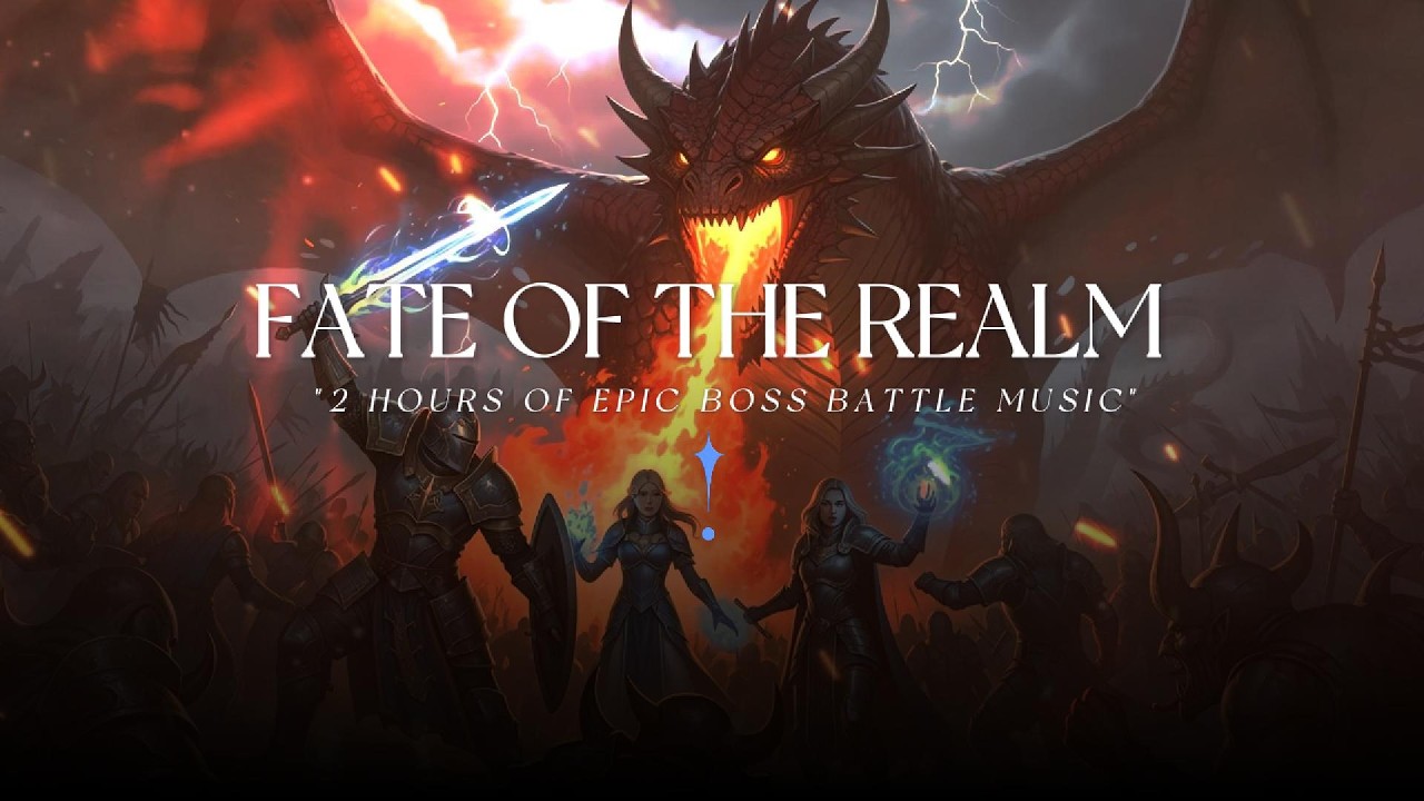 When Titans Clash ⚔️ Dragon Battle Music | Epic Fantasy War Themes (2 Hours) #fantasymusic
