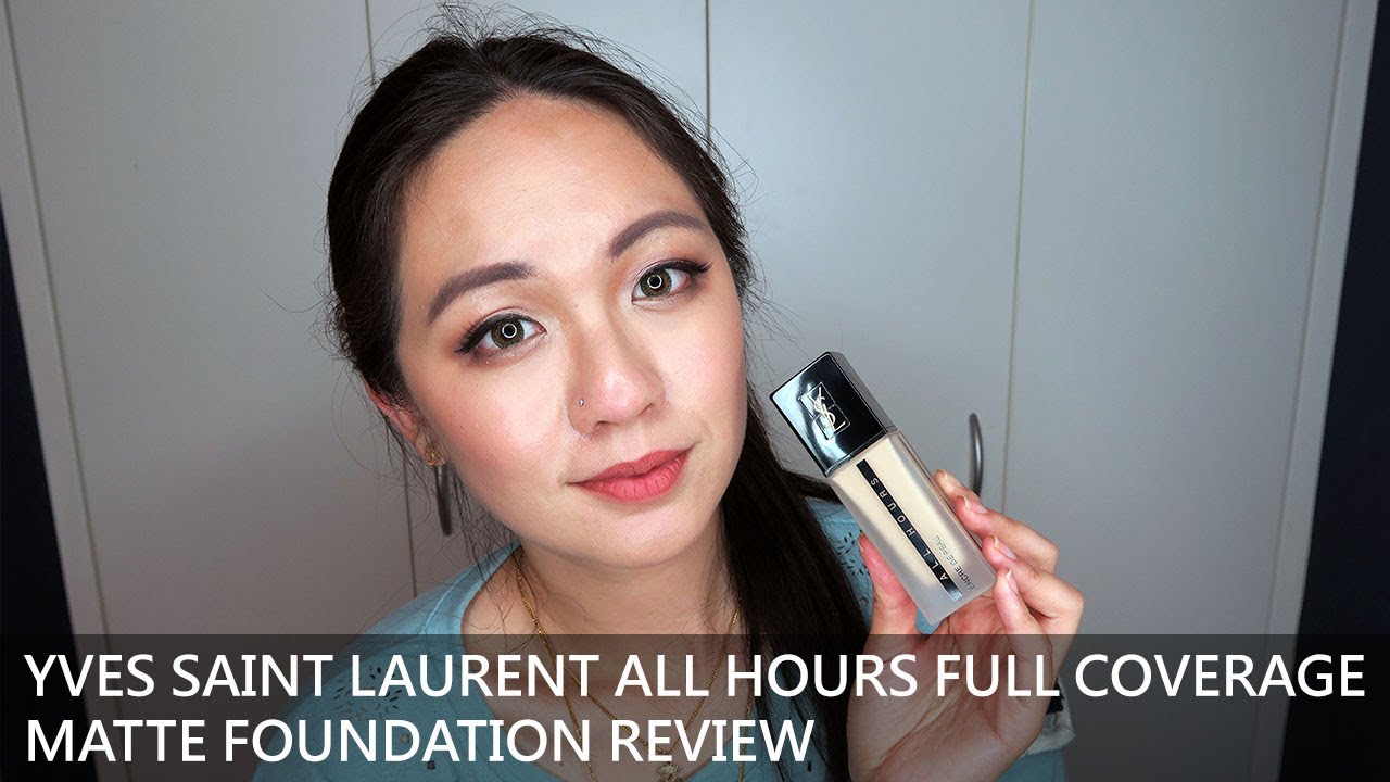 Yves Saint Laurent All Hours Foundation Review ft. Denise Lim