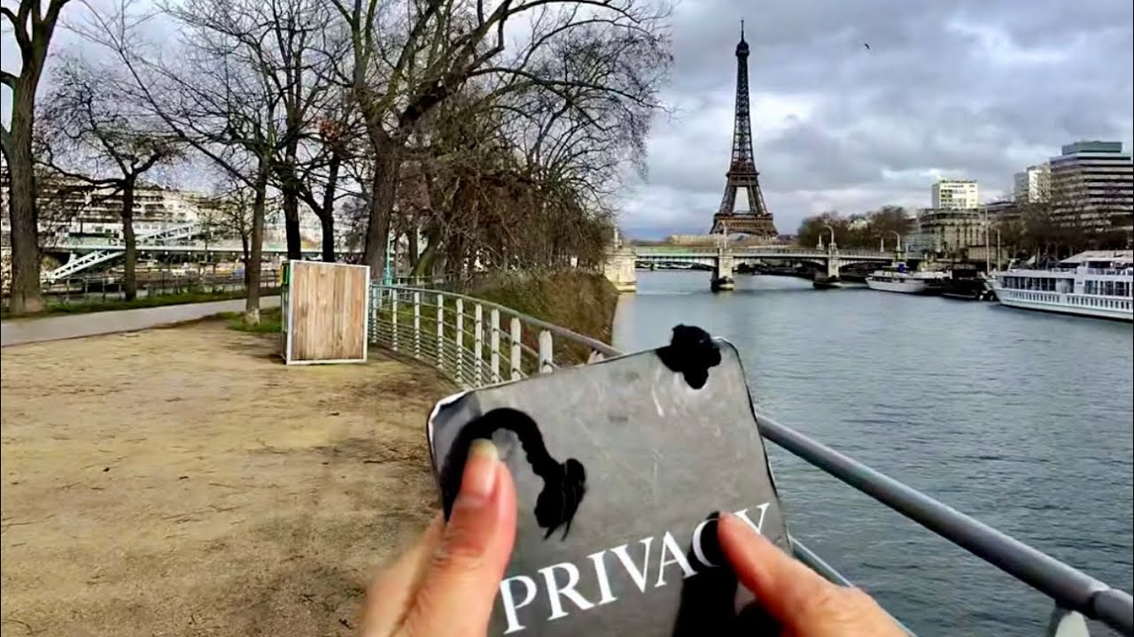 Asmr at Lac des Cygnes ( Swans Lake ) Paris ( Public Asmr )