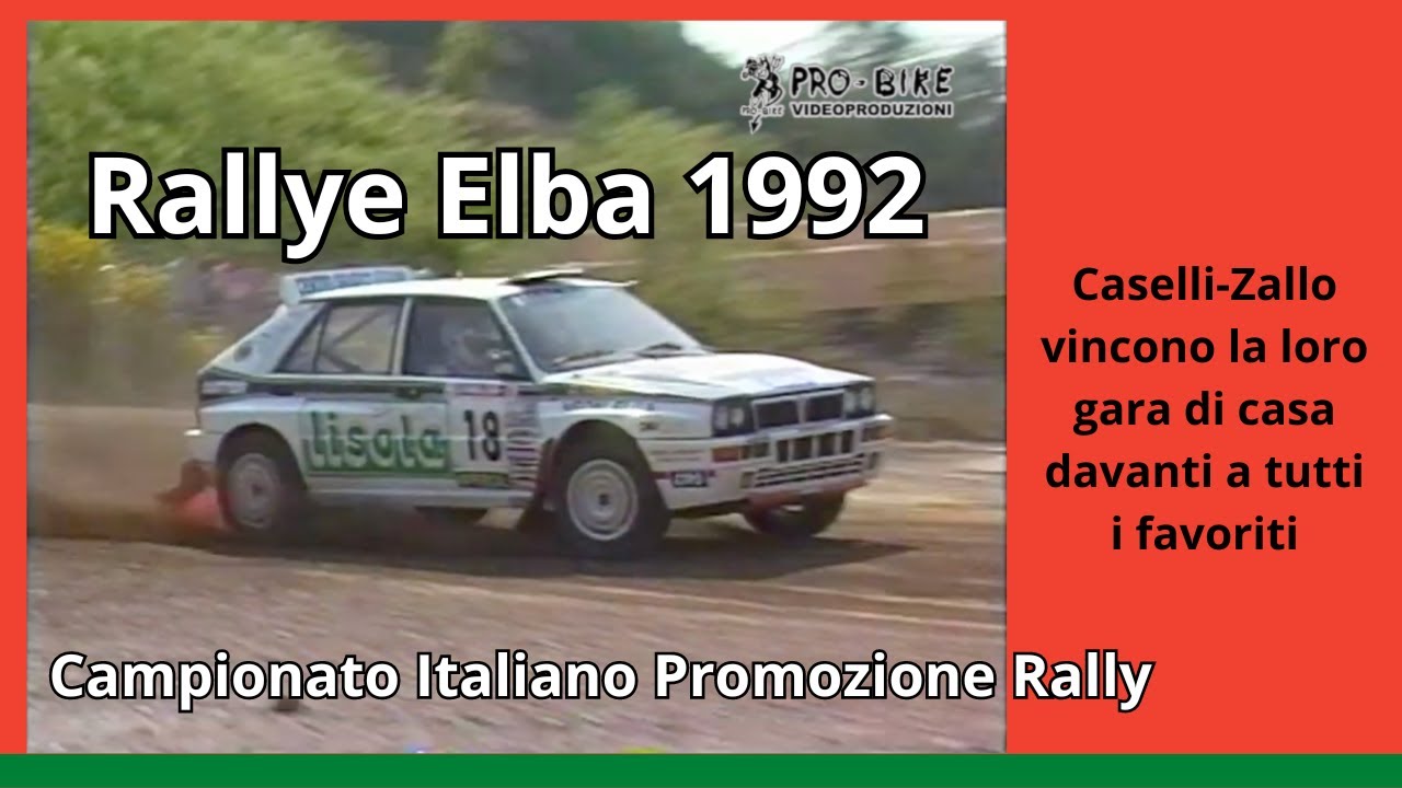 Rallye Elba 1992 Campionato Italiano Promozione Rally