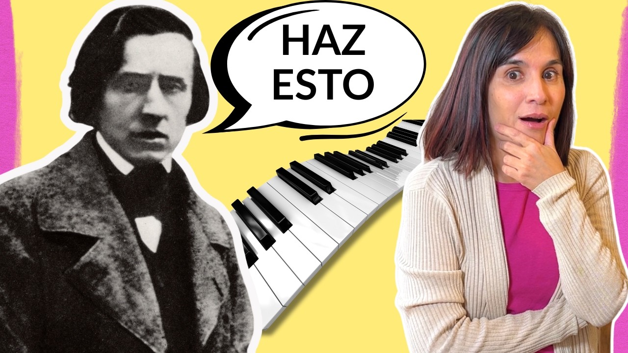Chopin decía esto a sus alumnos.. y todavía es válido!