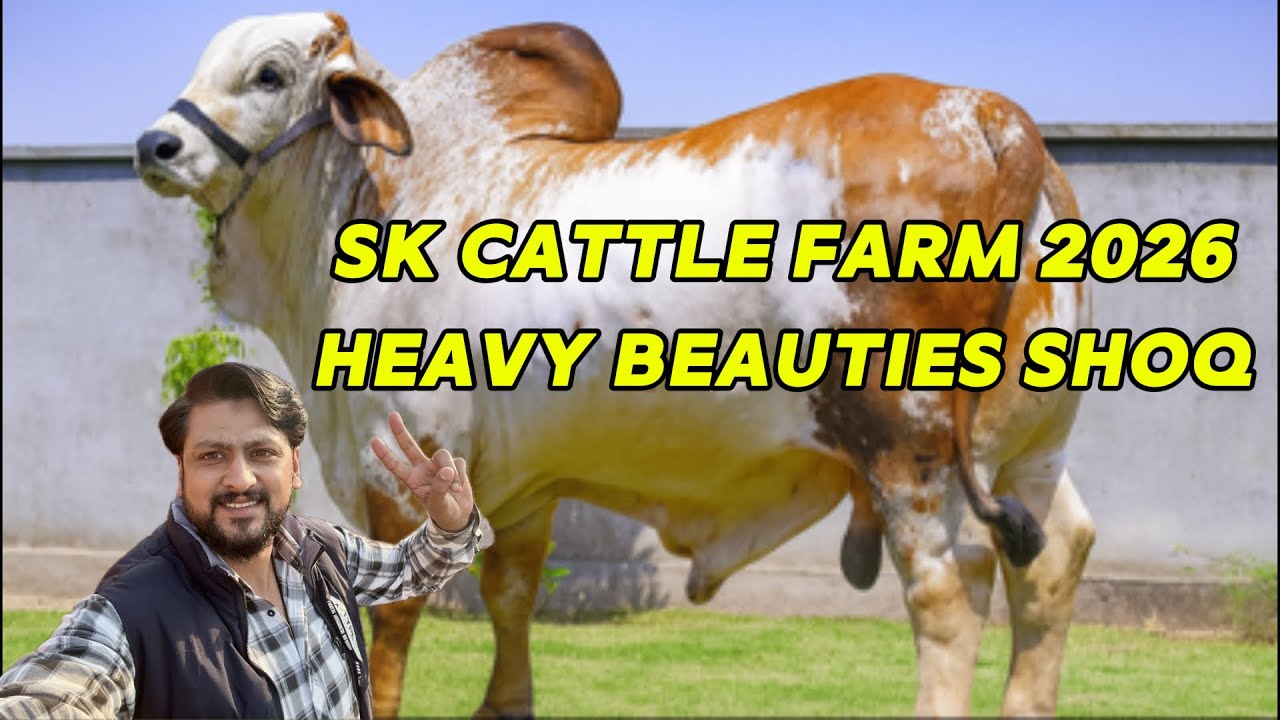 SK cattle farm heavy beauties shoq 😍| SK کیٹل فارم کے 2026 بڑے وچھوں کا شوق