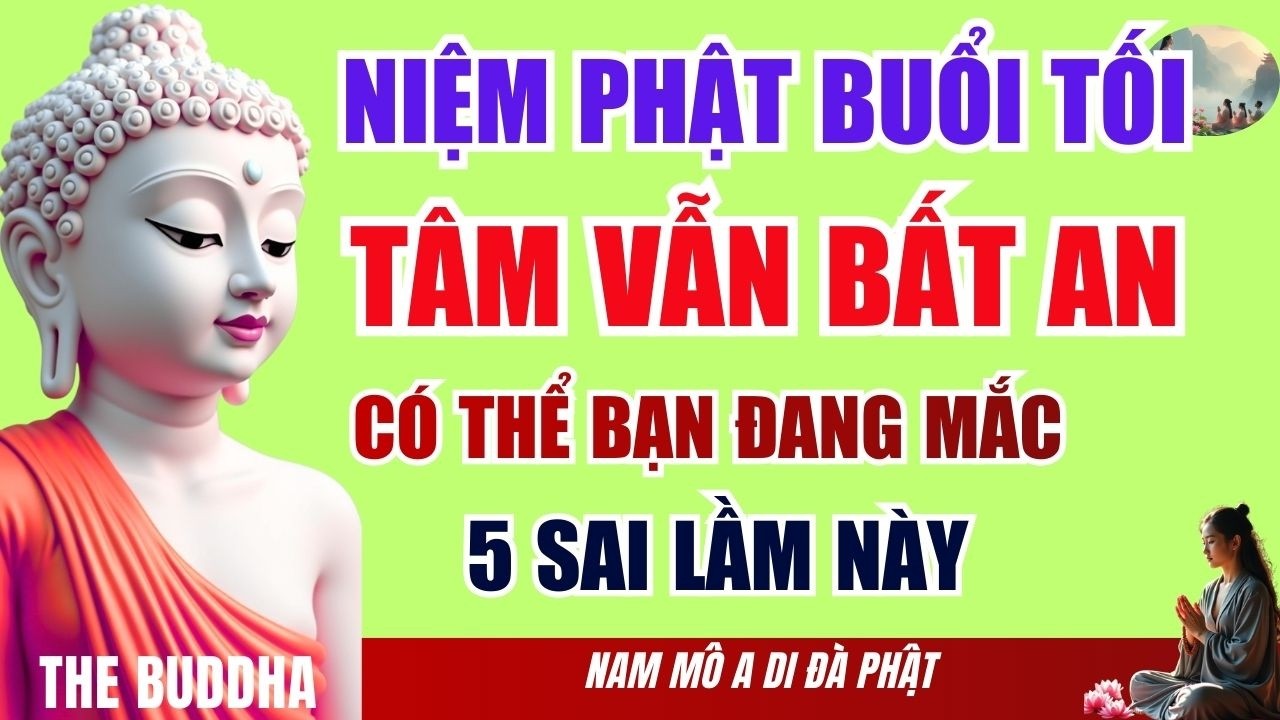 Niệm Phật Mỗi Tối Nhưng Tâm Vẫn Bất An - Có Thể Bạn Đang Mắc 5 Sai Lầm Này