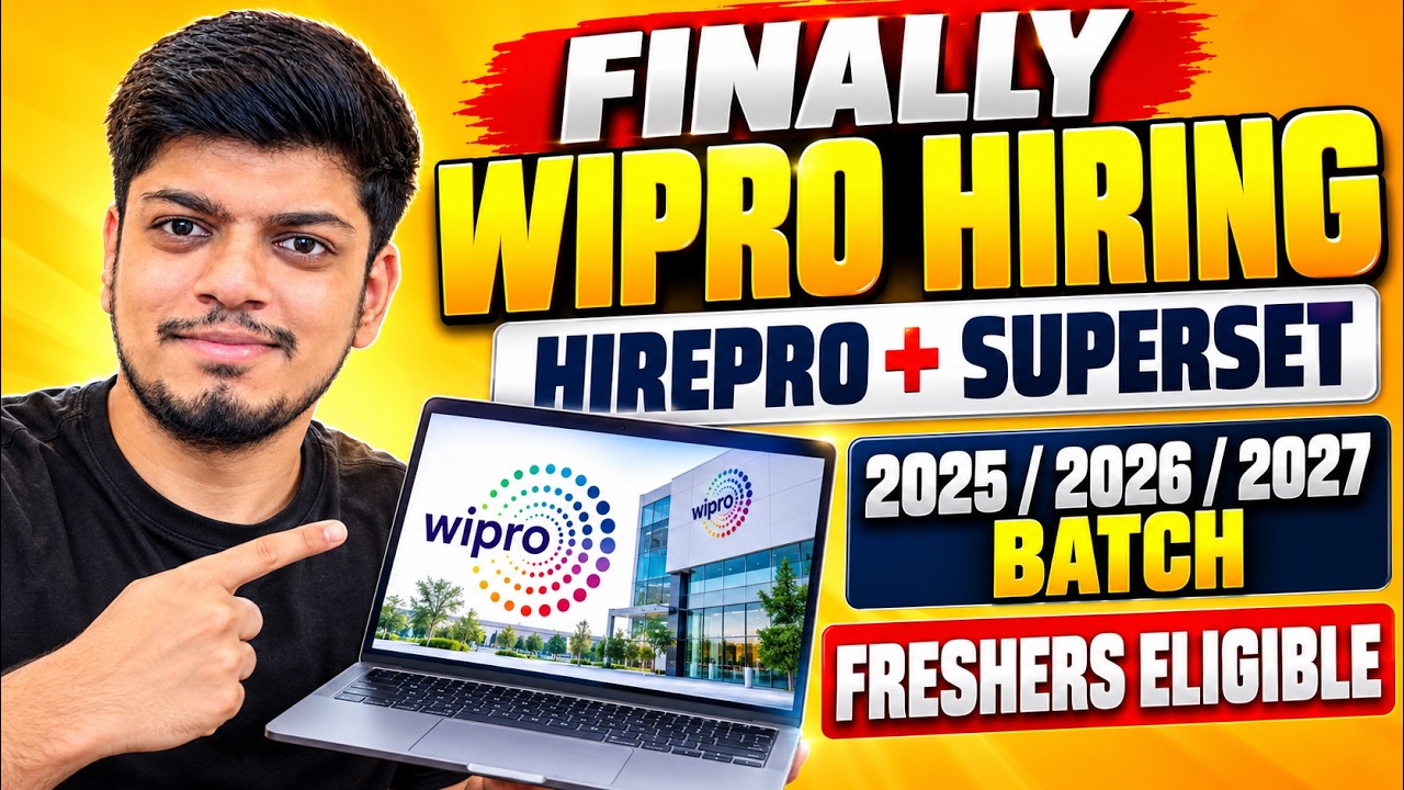 Наконец-то Hirepro, Wipro, Superset: масштабный наем | Off-Campus 2027/2026/2025 | Для выпускнико...
