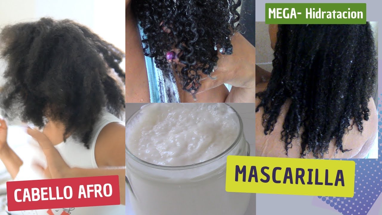 Mascarilla para el cabello seco – Mega hidratación para el cabello afro rizo