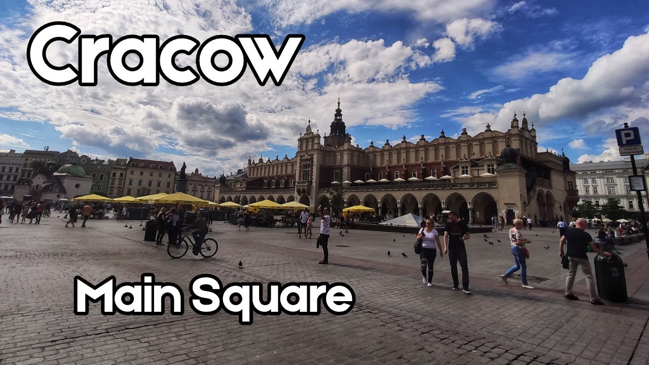 Краков, Польша - сентябрь 2020 г. | 4K
