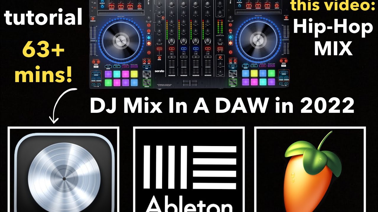 Create a DJ MIX in a DAW - FULL TUTORIAL! [2022] #hiphop #dj #howto