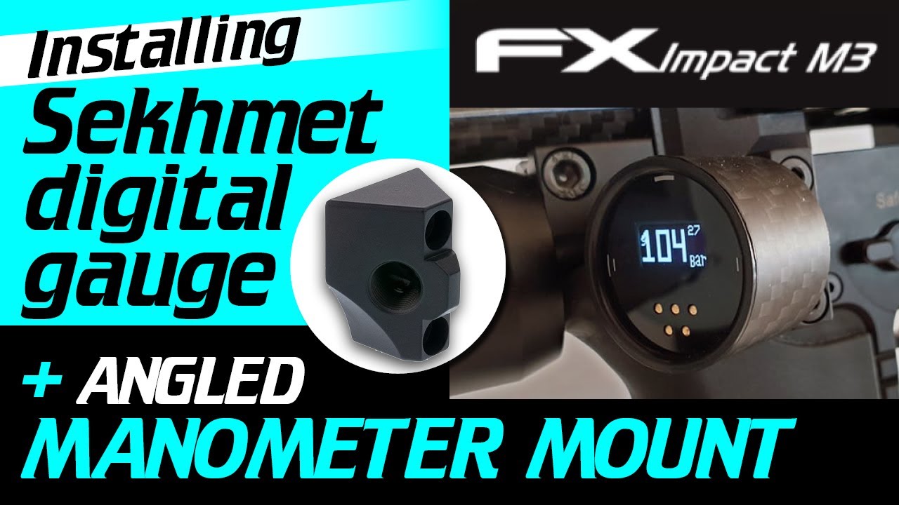 Установка углового крепления датчика и датчика Sekhmet на FX Impact M3