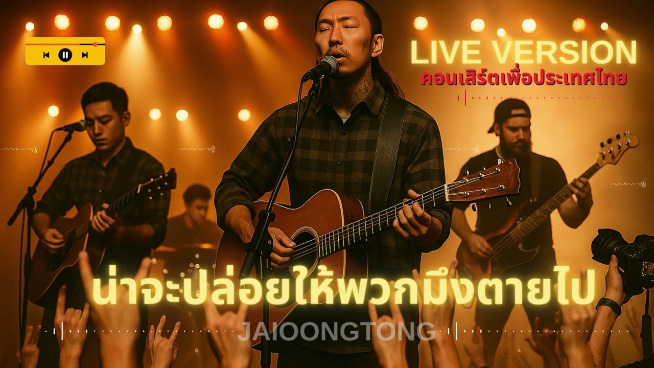 น่าจะปล่อยให้พวกมึงตายไป(Live Version)-JAIOONGTONG|เวอร์ชั่นเสียงแสดงสด