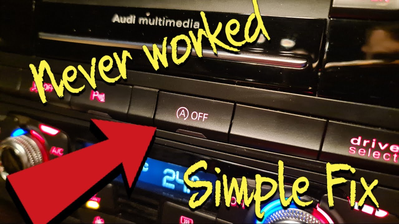 Fixing the START/STOP on the S5