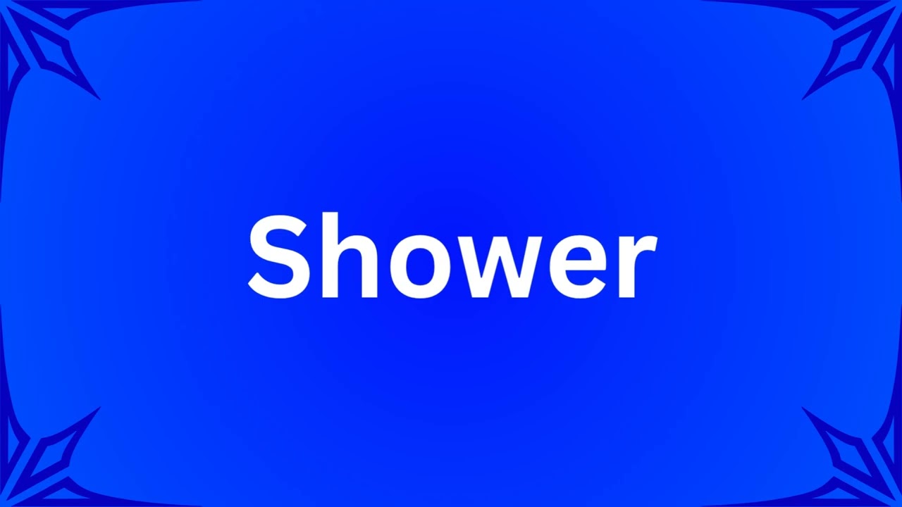 Shower Pronunciation (American English 🇺🇲)