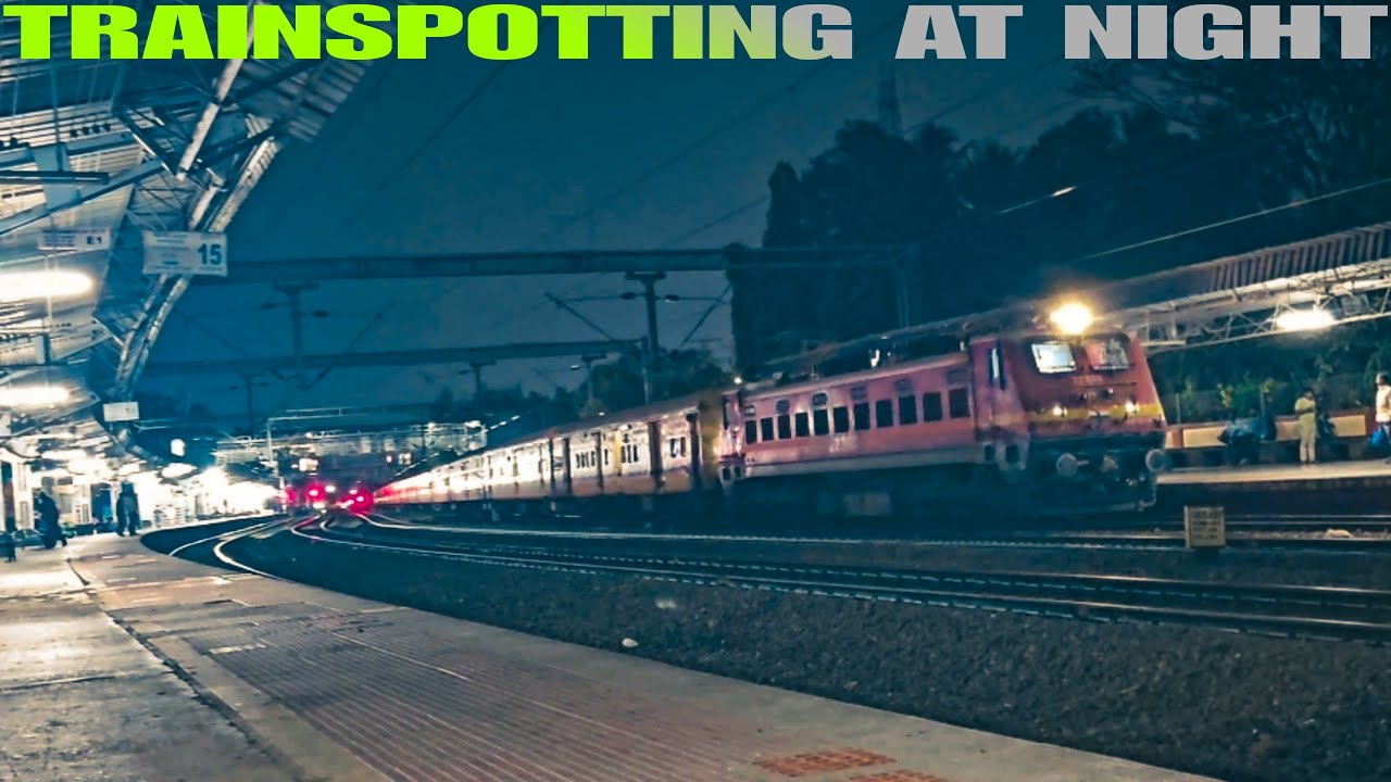 Night Trainspotting At Ernakulam Town Station
