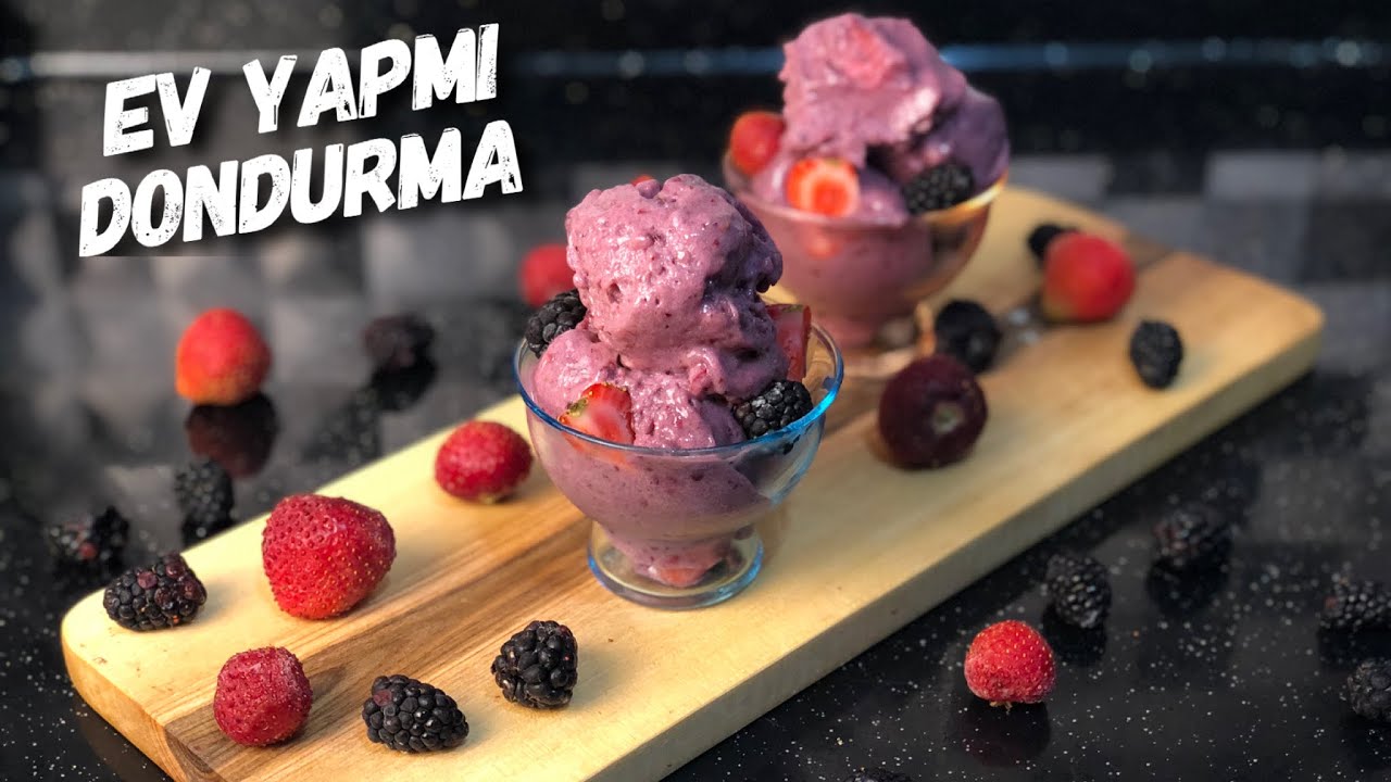 TAMAMEN MEYVEDEN 10 DAKİKADA HAZIR NEFİS DONDURMA TARİFİ | VEGAN, ŞEKERSİZ, GLUTENSİZ, 💯