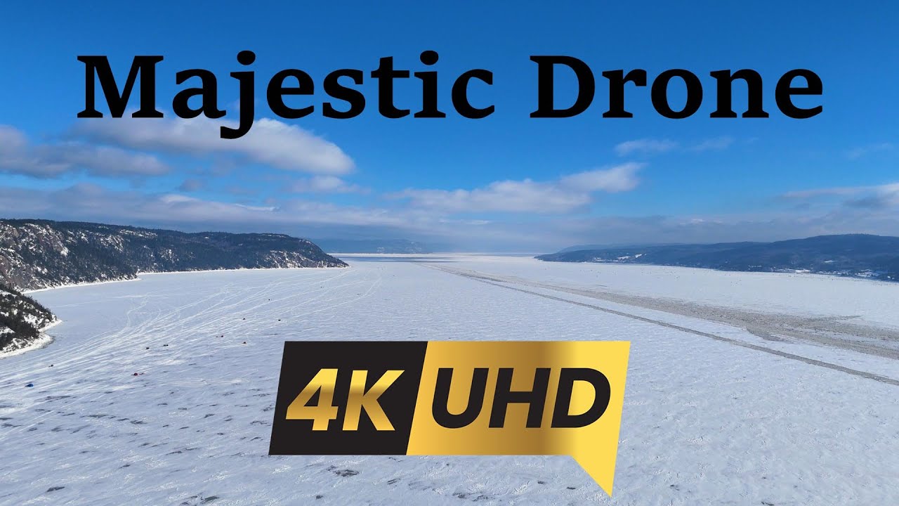 4K Drone | La Baie ensoleillé, Saguenay, Québec ⚜️