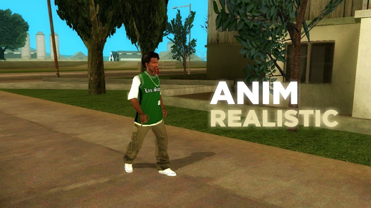 Realistic Smooth Animation  - GTA SA Android Mod