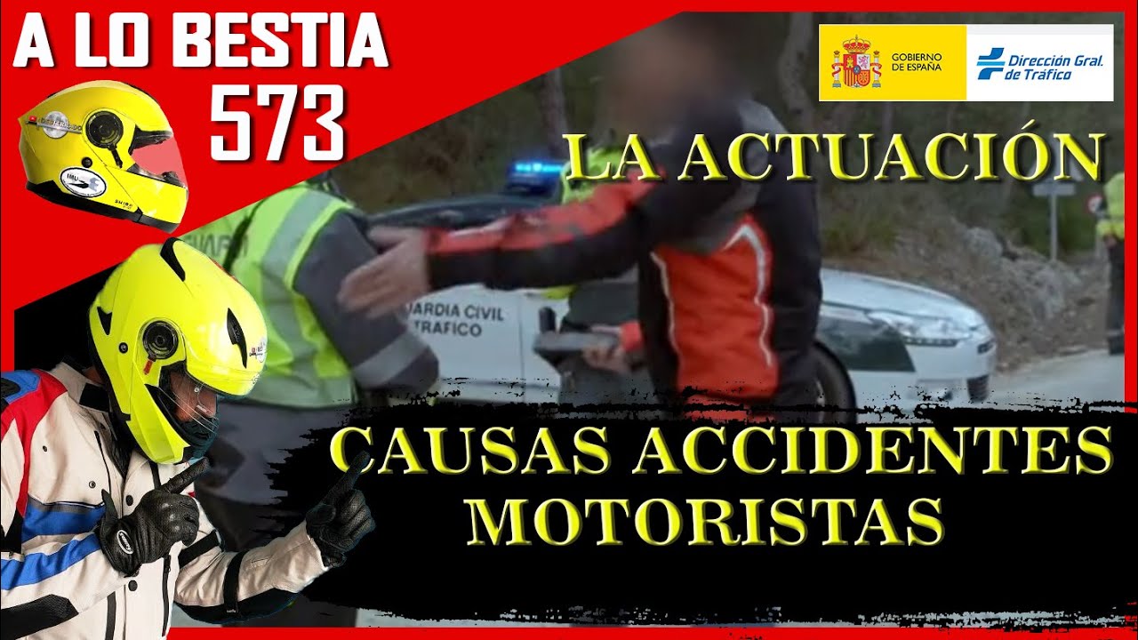 GUARDIA CIVIL👉 SI TE CAES DE LA MOTO ES POR TRES RAZONES ERROR, FALTA DE PERICIA O EXCESO CONFIANZA👈