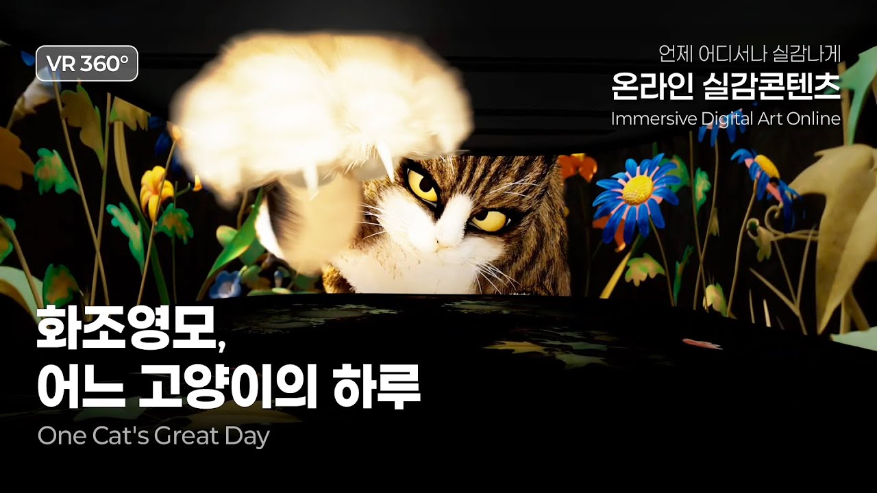 [VR 360°] 온라인 실감콘텐츠‘화조영모, 어느 고양이의 하루’