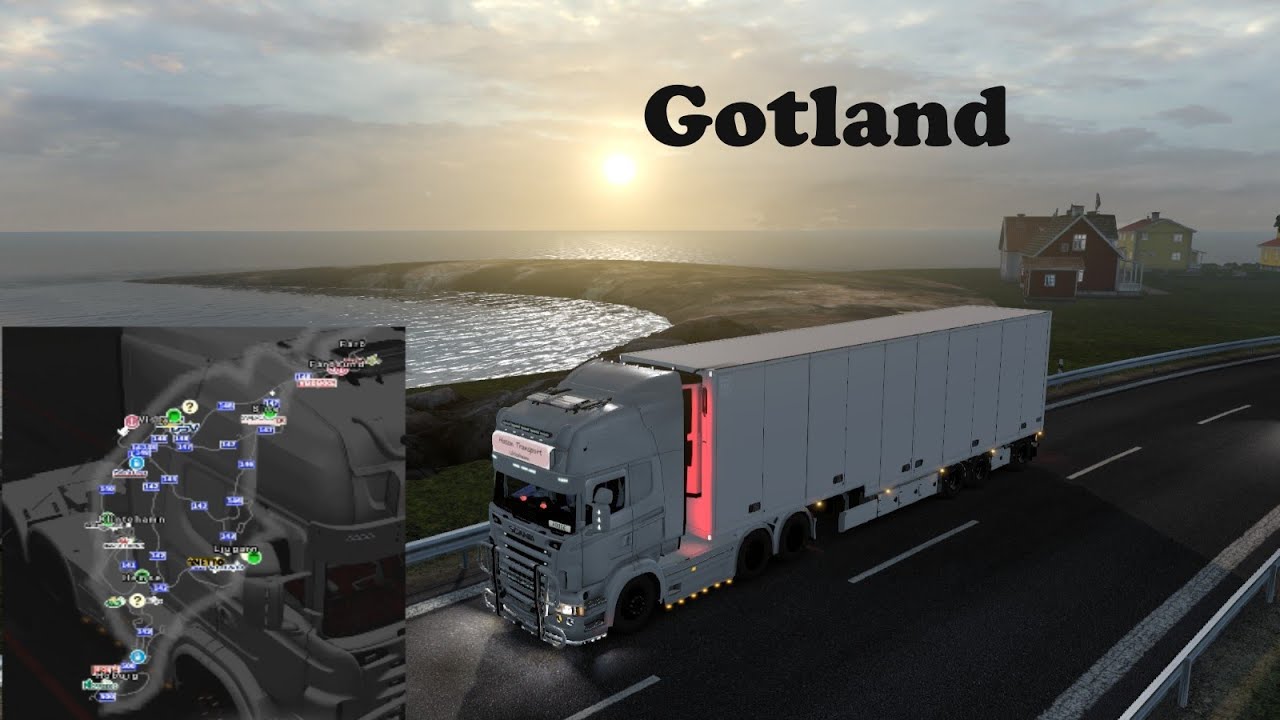 Euro Truck SimuIator 2 I ETS2 v1.32 I Swedish Islands Map v0.92 I  Gotland