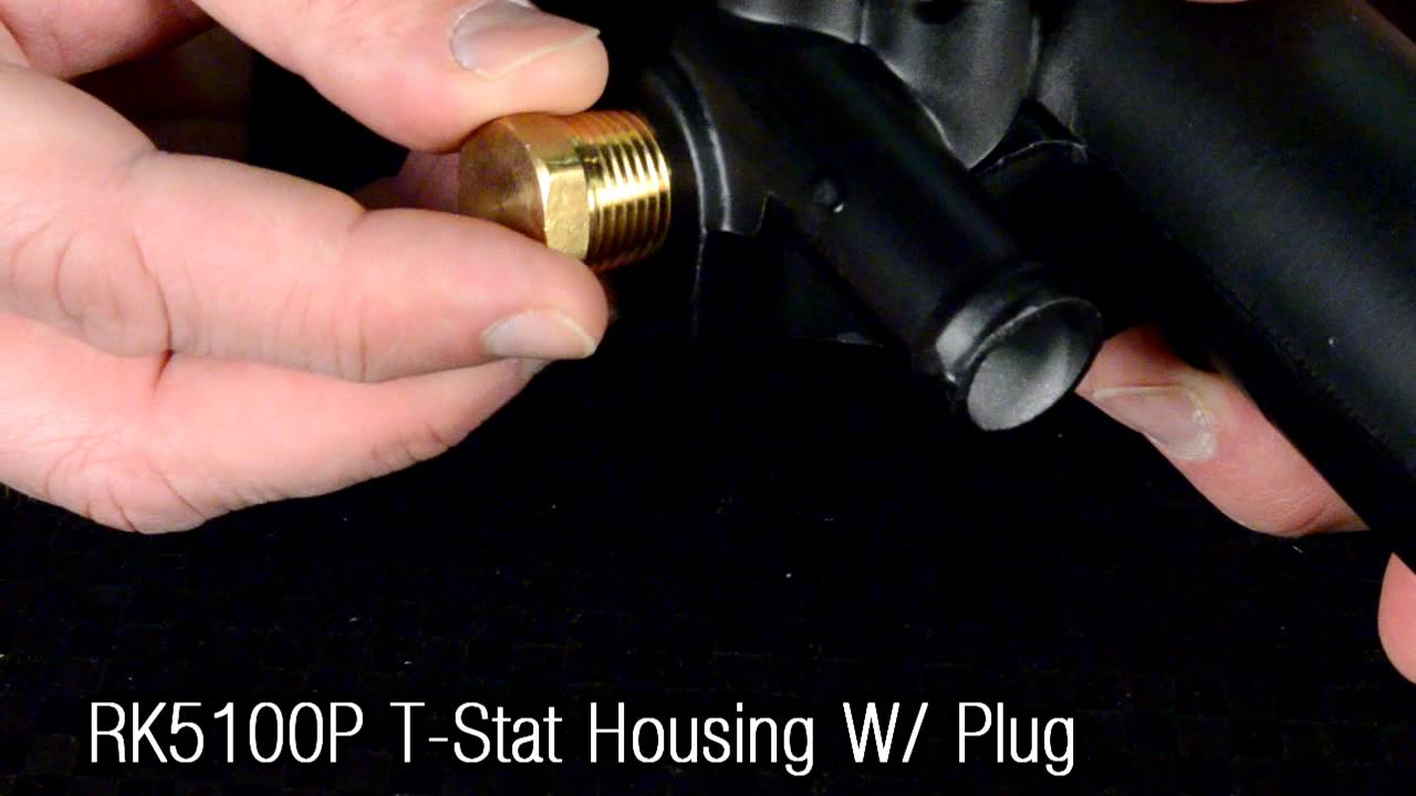 RK5100P Brass Plug for our Rukse High Flow Thermostat Housing