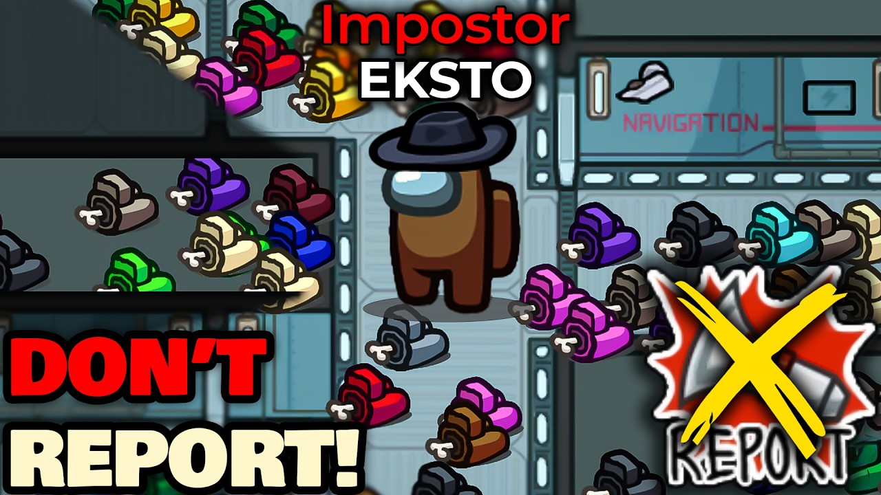 SAKIN REPORT BASMA! AMONG US TRAPSTER MODU İNCELEME | Eksto Can