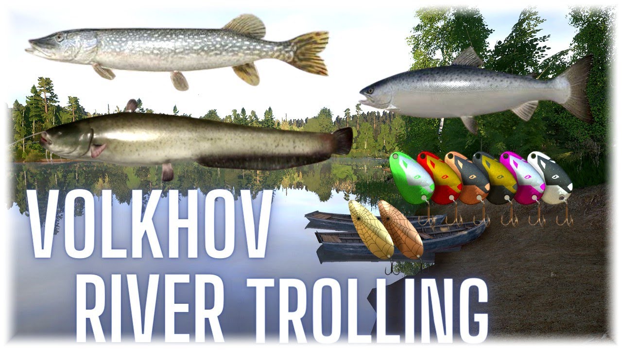 Russian Fishing 4 Volkhov River Salmon Active Spot