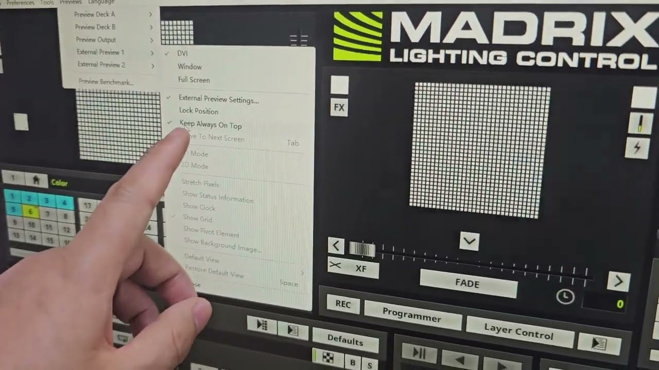 how to record the effect from Madrix to LEDmagic