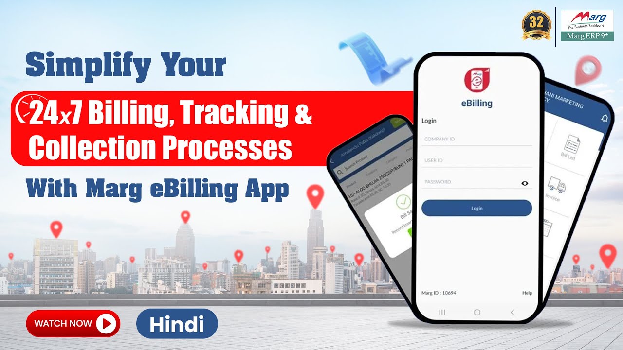 Simplify Your 24*7 Billing, Tracking & Collection Processes with Marg eBilling App