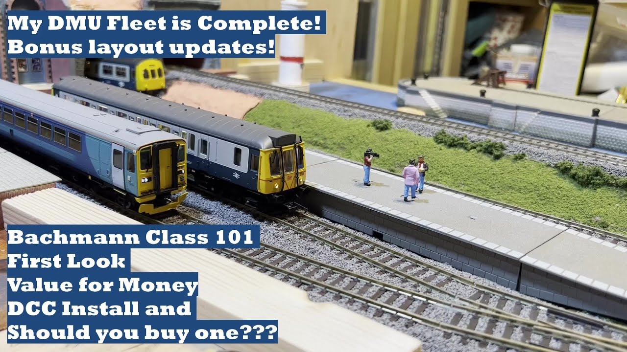Bachmann Class 101 - First Look and DCC Install PLUS bonus peek at terminus station