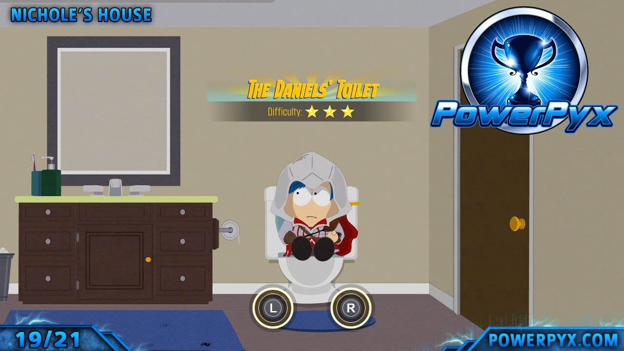 South Park The Fractured But Whole - All Toilet Locations (Crappin' Forte Trophy Guide)