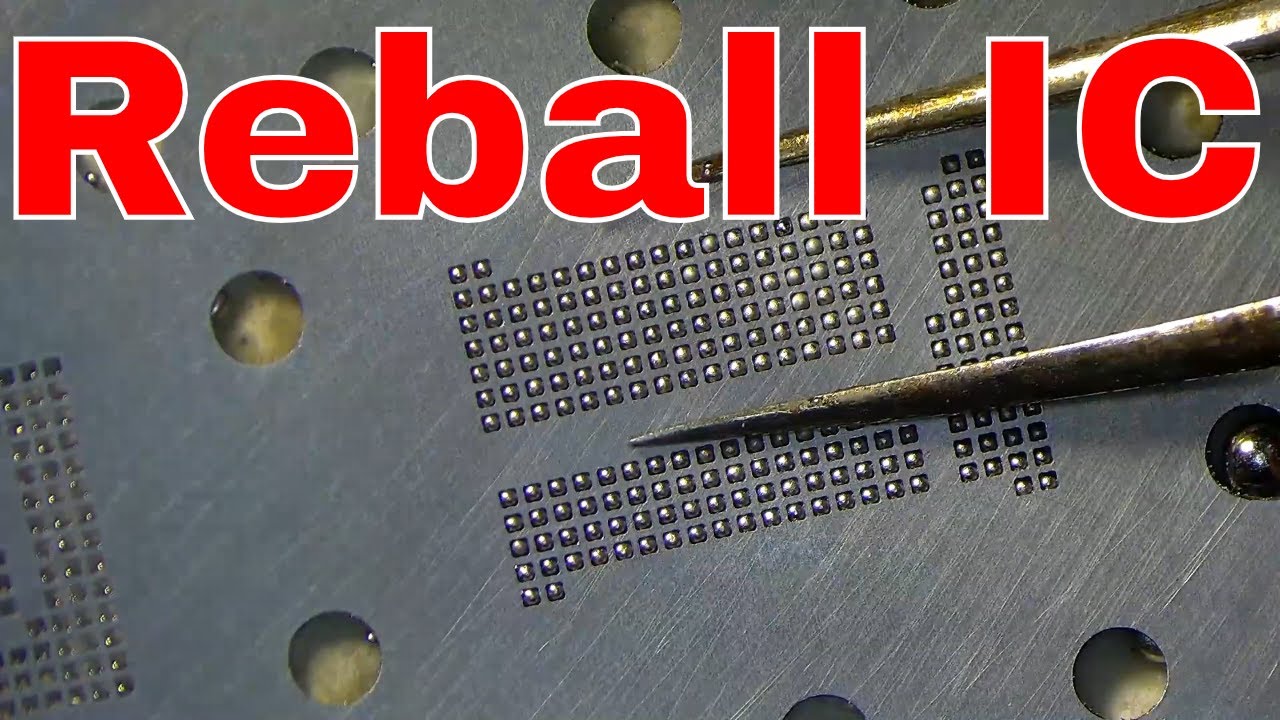 How To Reball Ic  Emmc | Bga 221 Reballing Emmc Mi Emmc Reball  |
